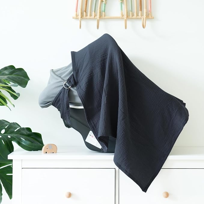 Muslin Nursing Covers for Breastfeeding, Privacy Breast Feeding Cover - Image 6
