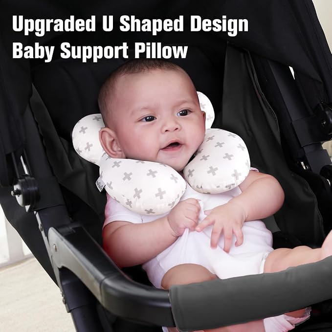 KAKIBLIN Baby Travel Pillow, Baby Neck Pillows - Image 3