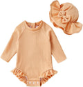 YOUNGER TREE Infant Baby Girls Swimsuit Long Sleeve Swimsuits One Piece by YOUNGERTREE