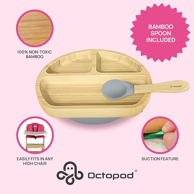 Abiie Octopod Bamboo Dish - Image 2