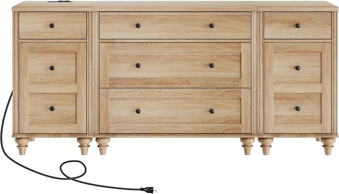 WAMPAT Dresser with Wide Chest of Drawers - Image 6
