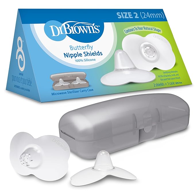 Dr. Brown's Butterfly Breastfeeding Nipple Shields by DrBrowns