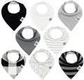 Parker Baby Bandana Drool Bibs 8 Pack Baby Bibs by ParkerBabyCo
