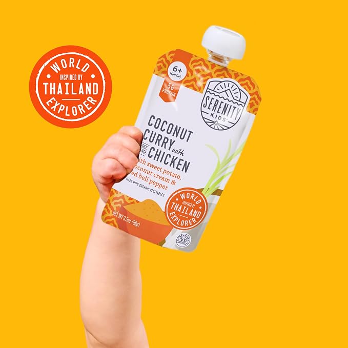 Serenity Kids 7+ Months World Explorers Baby Food Pouches - Image 5
