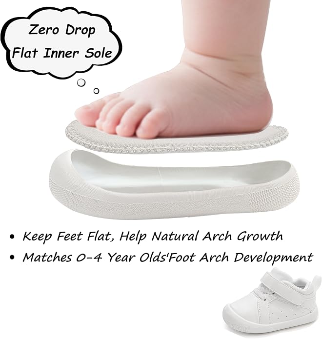 Wide Baby Shoes Boys Girls Zero Drop Barefoot Infant First Walkers Lightweight - Image 5