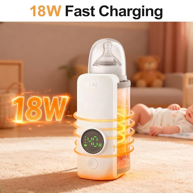 Solve The Milk Warming Dilemma Portable Bottle Warmer Requires no Water Rapid - Image 8