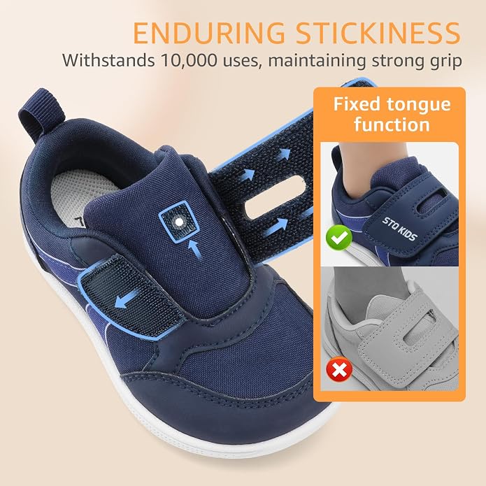 Toddler Wide Toe Box Barefoot Shoes Boys Girls Sneakers Kids Tennis Shoes - Image 8