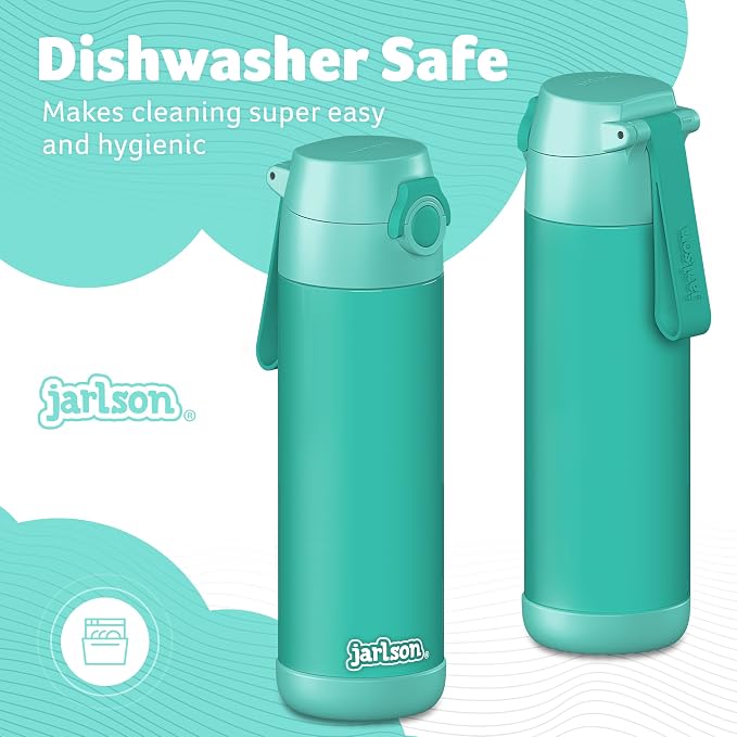 Jarlson® Mali Children's Water Bottle, Thermal Stainless Steel Water Bottle - Image 3