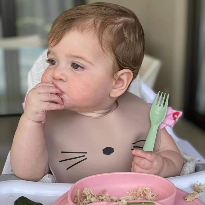 12 Pcs Kids Spoons and Forks Toddler Utensils Plastics Reusable Silverware Baby - Image 6