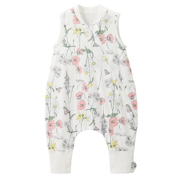 Duomiaomiao 0.5 TOG Toddler Sleep Sack 36-48 Months 100% Cotton Lightweight by DuoMiaoMiao