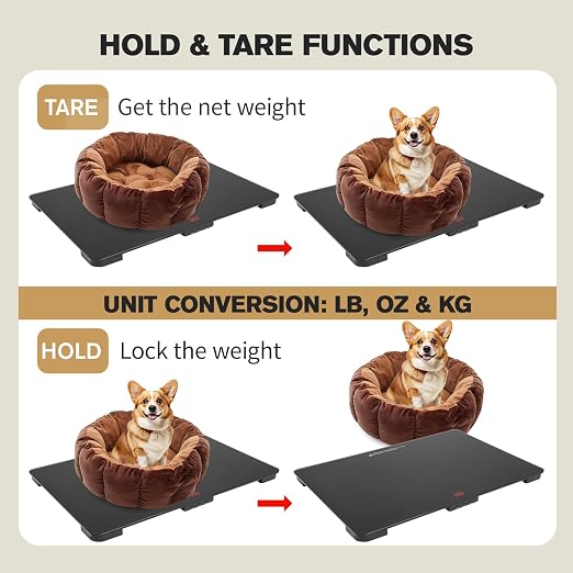SIKE Medium-Large Breed Veterinary Scale, Dog Scale Accuracy, 32 x 20 inch - Image 3