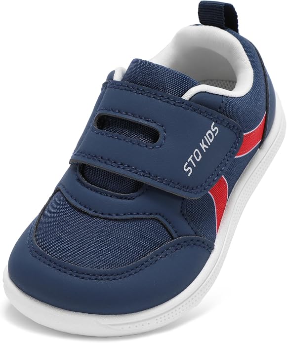 Toddler Wide Toe Box Barefoot Shoes Boys Girls Sneakers Kids Tennis Shoes by STQKIDS