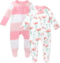 HonestBaby Sleep and Play Footed Pajamas One-Piece Sleeper Jumpsuit Zip-Front by HonestBaby