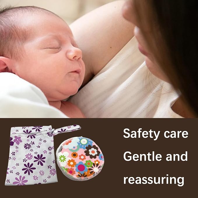 Reusable Nursing Pads 14 Pack, Washable Breast Pads - Image 5