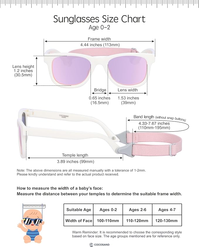 COCOSAND Flexible Baby Sunglasses - Image 5