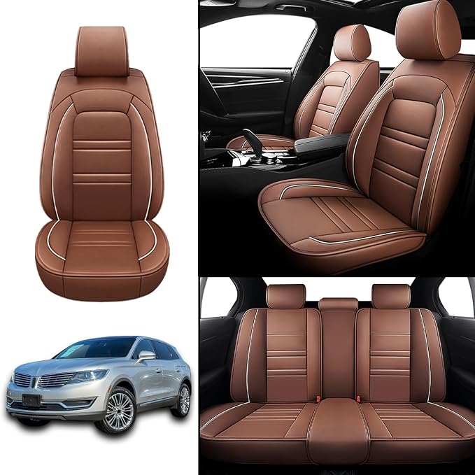 Seat Covers for Lincoln mkx 2007-2018 | 5-Seats Leather Seat Covers - Image 2