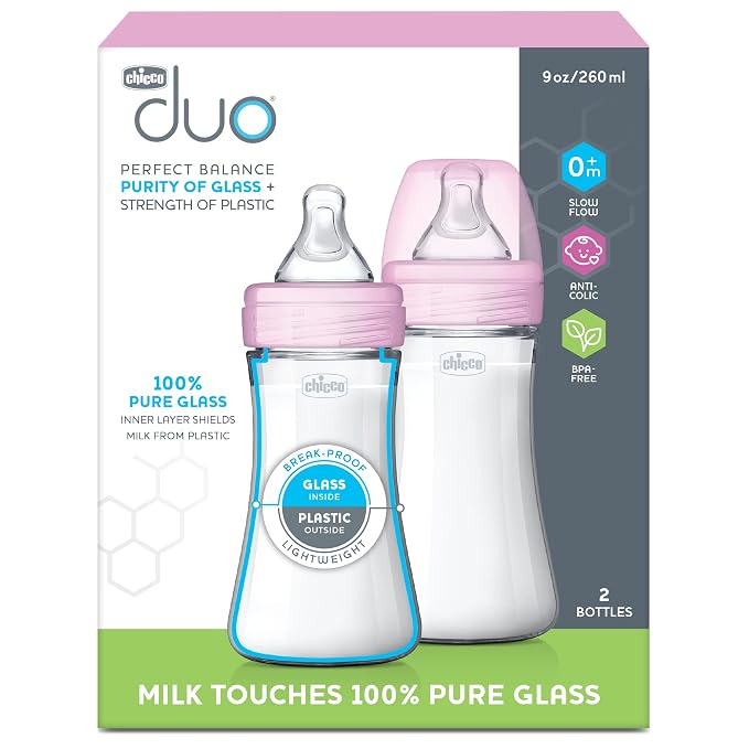 Chicco Duo 9oz. Hybrid Baby Bottle - Image 2