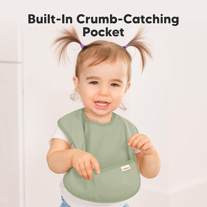 3-Pack Waterproof Baby Bibs for Eating - Image 5
