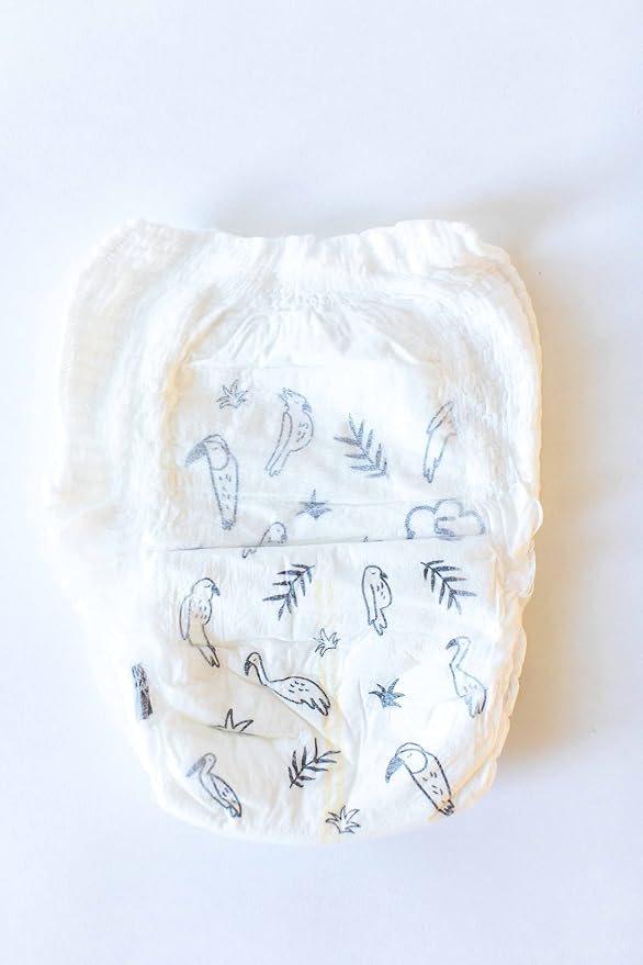 Parasol Clear+Dry Natural Disposable Diaper Pants, RashShield Protection and - Image 4