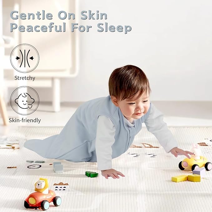 Baby Sleep Sack 0-6 Months, 100% Cotton TOG 0.5 Wearable Blanket - Image 7