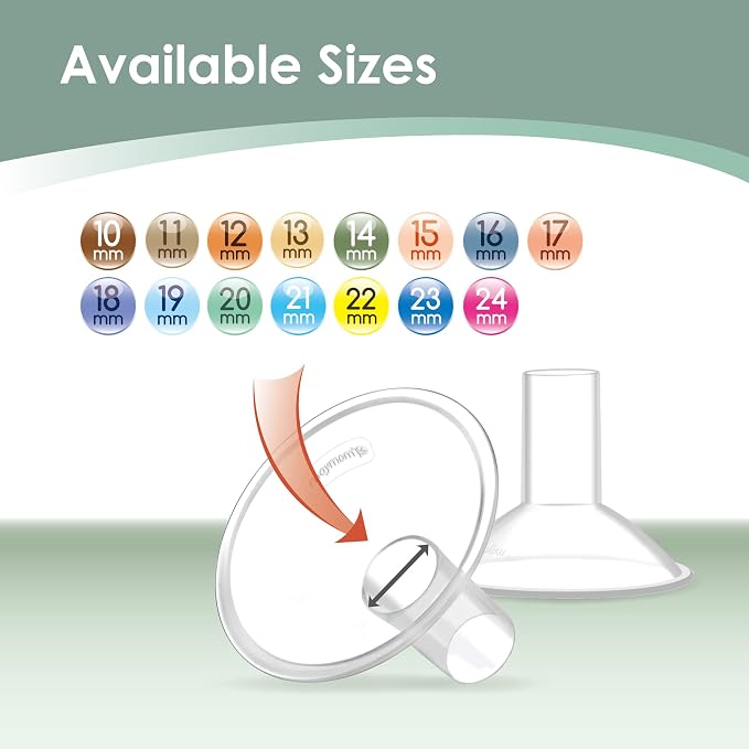 Maymom MyFit Crater Series 19mm Two-Piece Design Small Breastshield Compatible - Image 9
