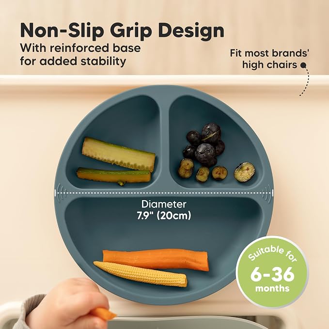 KeaBabies Suction Plates for Baby, Toddler - Image 4