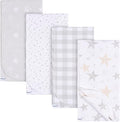 Gerber Unisex Baby 100% Cotton Flannel Receiving Blankets 30x30 Inches by Gerber