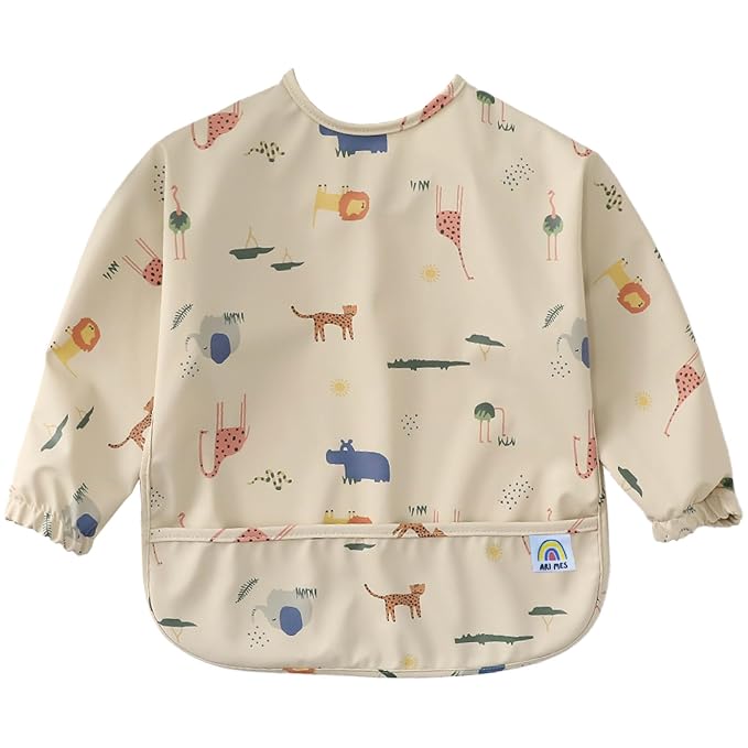 ARI MES Long Sleeves Waterproof Baby Bibs by ARIMES