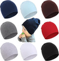 DRESHOW BQUBO 8 Pack Unisex Baby Beanie Hat Infant Toddler Kid Hats Baby Soft by DRESHOW