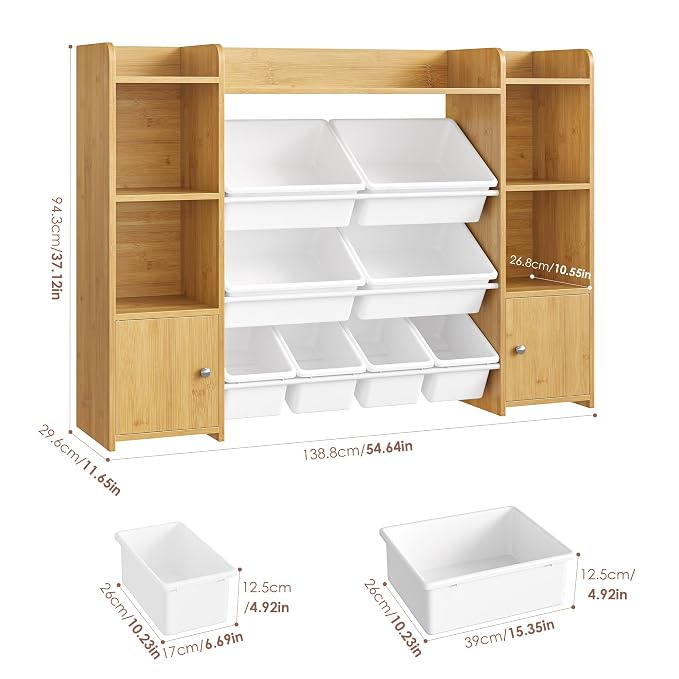 FOTOSOK 55''Large Toy Storage Organizer - Image 2