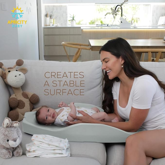 Apricity Baby Diaper Changing Pad – Waterproof Wipe-Clean Foam Changing Mat - Image 7