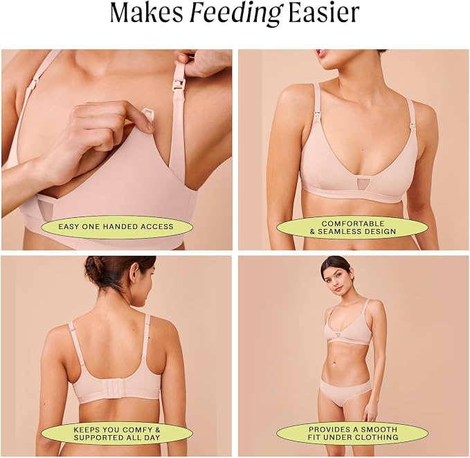 Pepper Nursing Wirefree Bra | Wireless Maternity Bra - Image 3