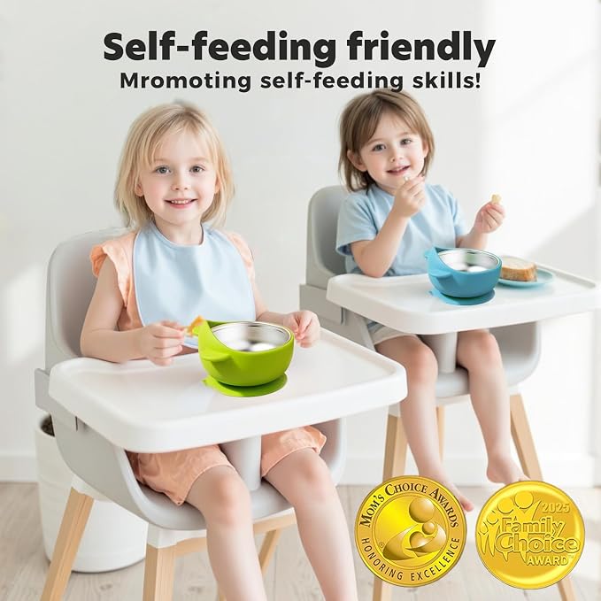 Stainless Steel Baby Bowls - Image 6