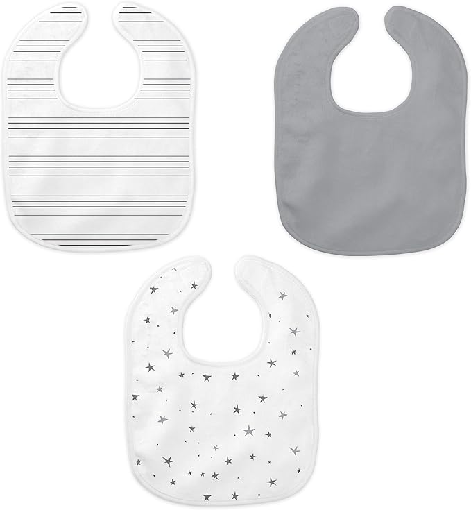 Ely's & Co. 100% Cotton Muslin Bib - Image 2