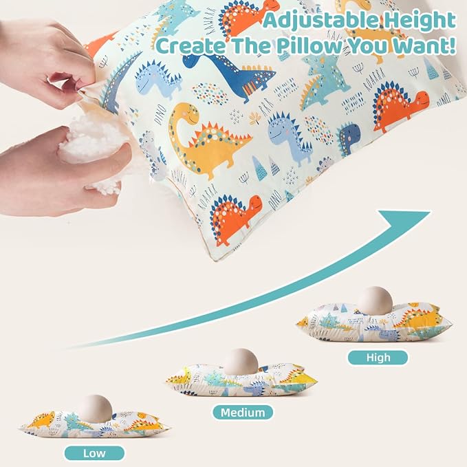 LOFE Organic Plilow with Cartoon Pillowcase - Image 2