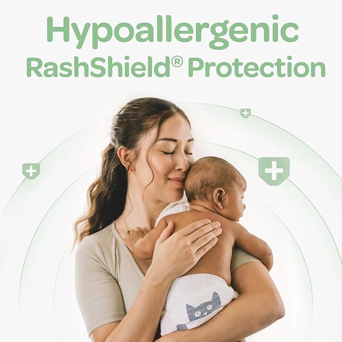 Parasol Clear+Dry Disposable Diapers and Clear+Pure Wipes, RashShield Protection - Image 6