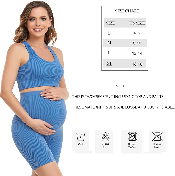 Women's Maternity 2 Piece Outfit Set - Image 6