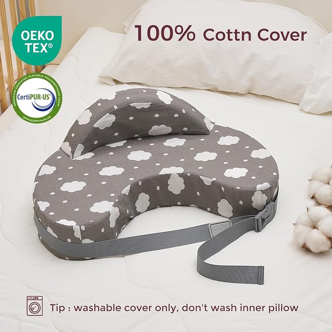 Momcozy Innovative Safety Fence Nursing Pillow - Image 5