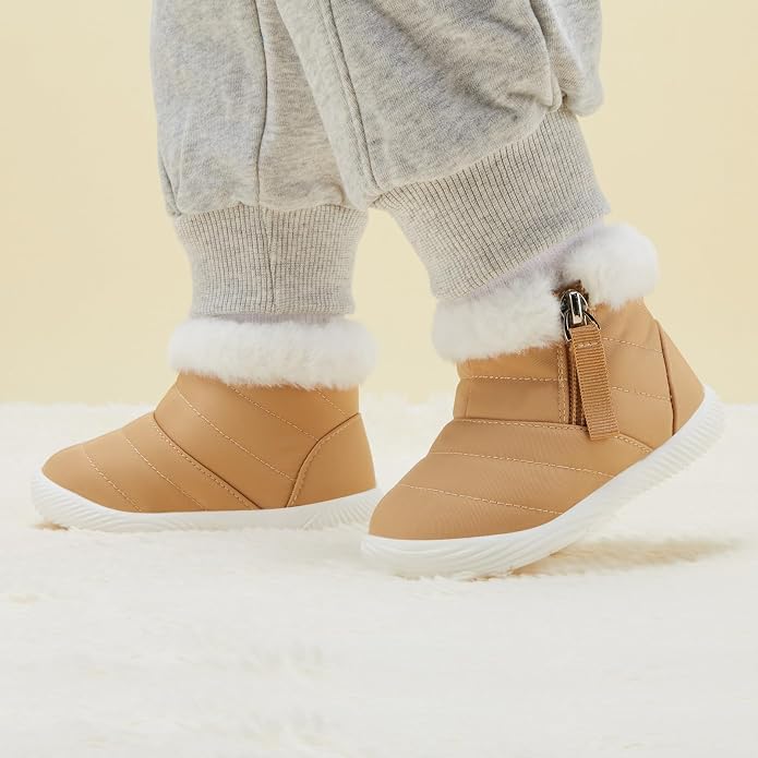 BMCiTYBM Baby Boy Girl Snow Boots Waterproof Winter Warm Booties Nonslip - Image 2