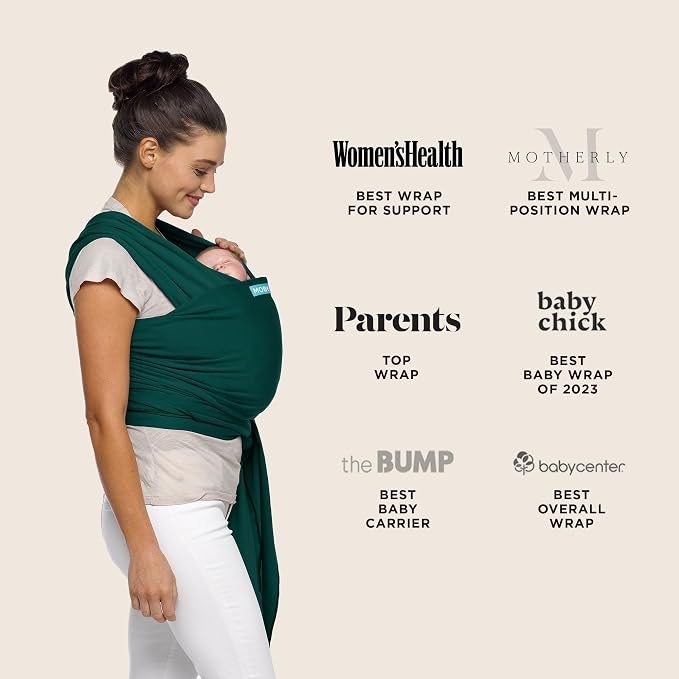 Moby Baby Wrap Carrier Classic for Newborns to Toddlers, Infant Sling Carrier - Image 6