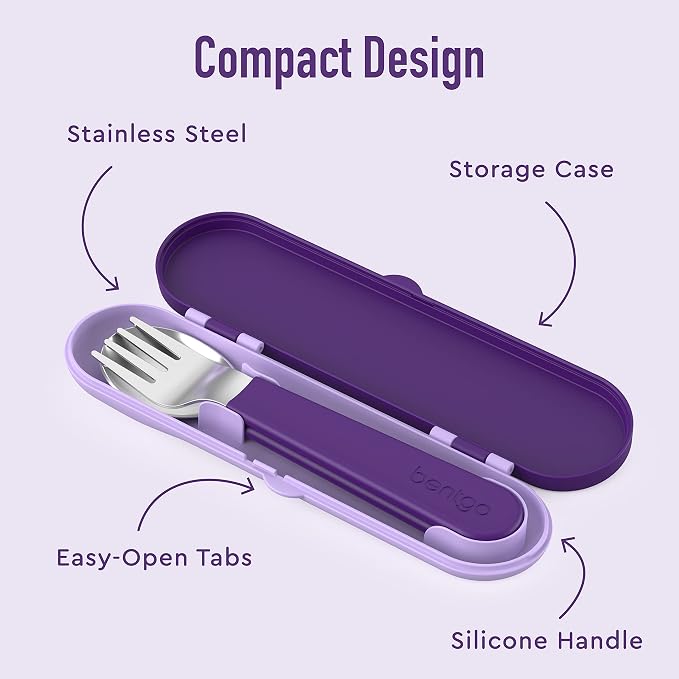 Bentgo® Kids Stainless Steel Utensil Set - Image 4