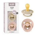 BIBS Pacifiers Colour Collection | Natural Rubber Baby Pacifier | Set of 2 by BIBS