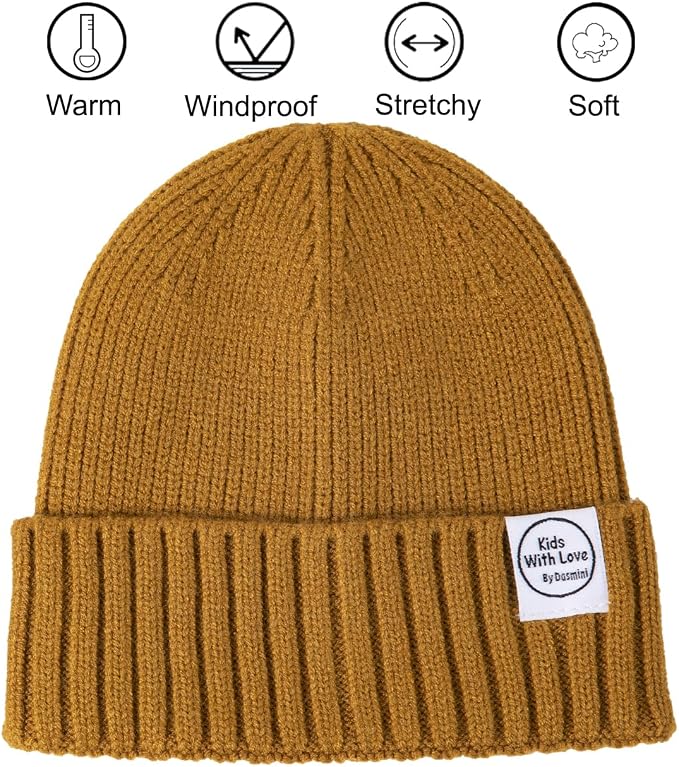 Baby Beanie Toddler Winter Hat Infant Babies Newborn Kids Beanies Knit Hats - Image 2