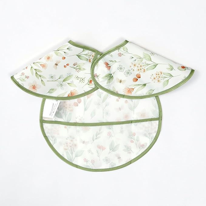 Feeding Bibs for Baby, 3 Pack-Waterproof & Easy Clean Feeding Bibs for Toddlers - Image 9