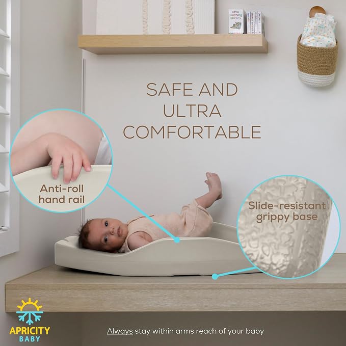 Apricity Baby Diaper Changing Pad – Waterproof Wipe-Clean Foam Changing Mat - Image 3