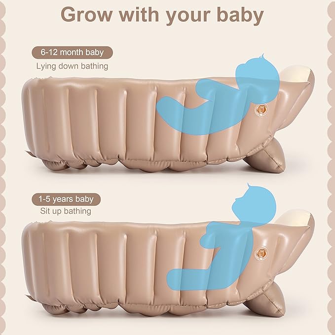 MINK Inflatable Bathtub for Toddlers - Image 4