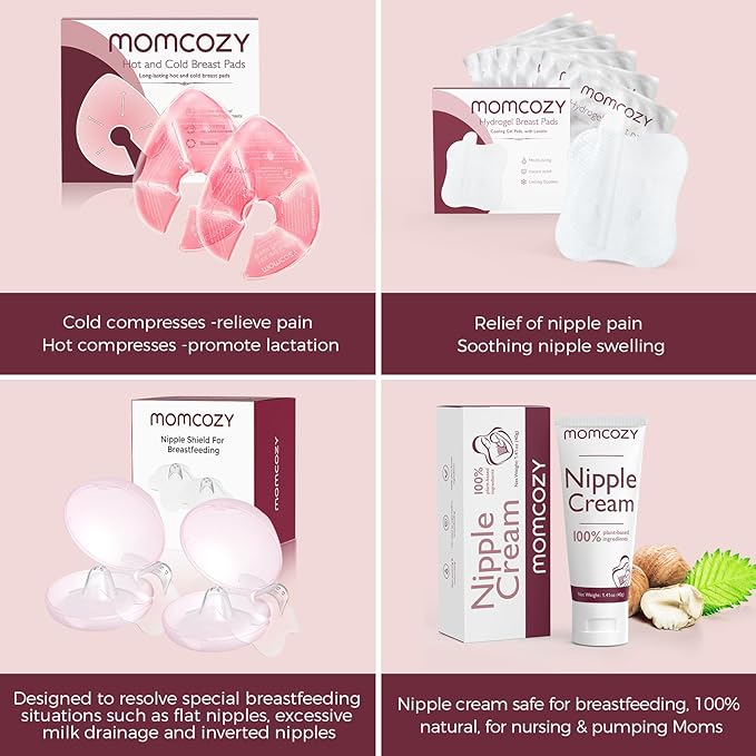 Momcozy Larger Breast Therapy Packs, Hot and Cold Breast Pads - Image 7