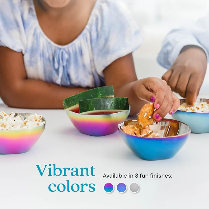 Ahimsa Stainless Steel Bowls for Kids | Non Toxic, Pediatrician Designed - Image 6