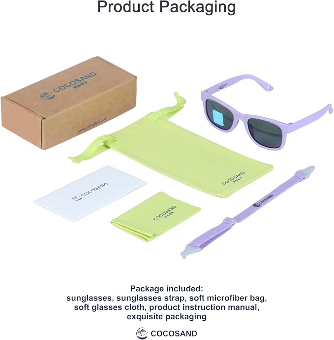 COCOSAND Flexible Baby Sunglasses - Image 3