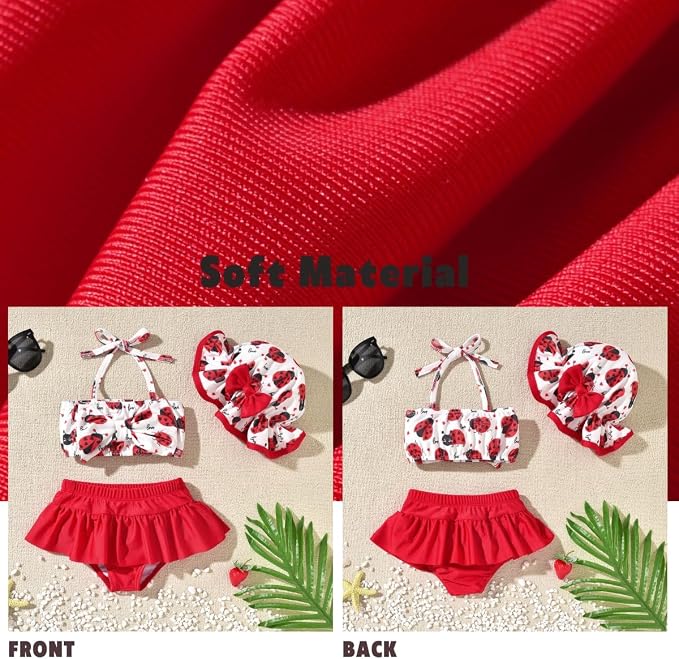 Aalizzwell Baby Girl 2-Piece Bikini Swimsuit - Image 4